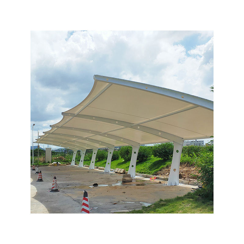 Solar Outdoor Carports Aluminum with Pergola Frame Steel Metal Post Structure Polycarbonate Garage Wall Double for and Carport