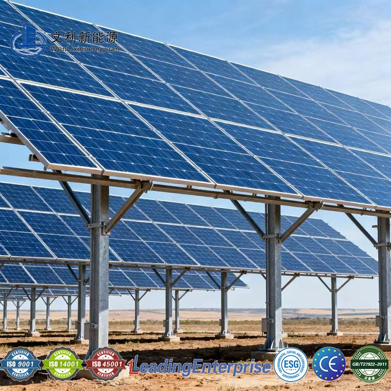 High-Efficiency PV Structures Aluminium Solar Panel Concrete Flat Adjustable Tilt Mounting Bracketssolar Tracking