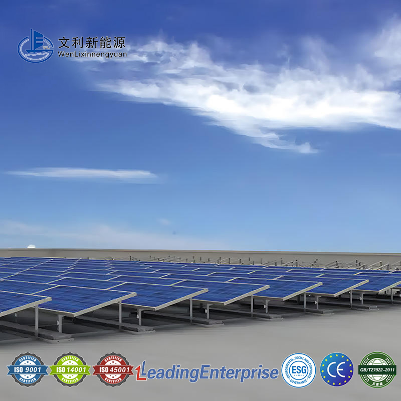 High Quality Tianjin Wenli Aluminum Solar PV Ground Mounting Stand Structure Solar Panel Pole Mount Ground Mount Bracket