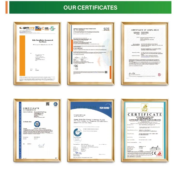 Certifications