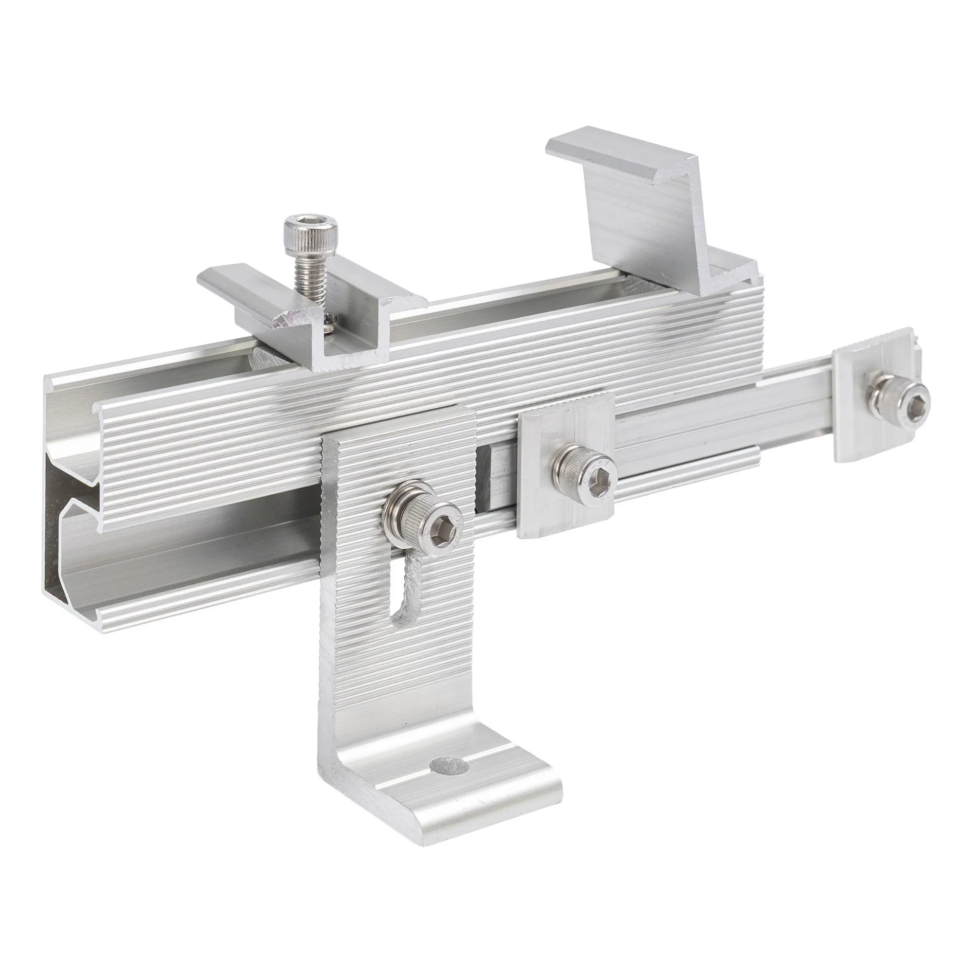 1MW Trapezoidal Metal Roof Solution L Feet Solar Roof Mounting