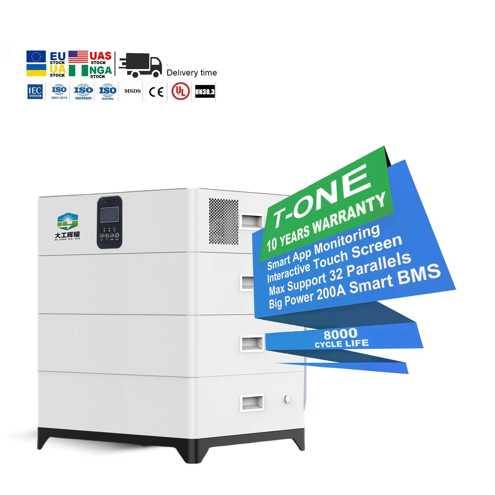 Premium Grade a+ 6000 Times Solar Power Bank Wall Mount