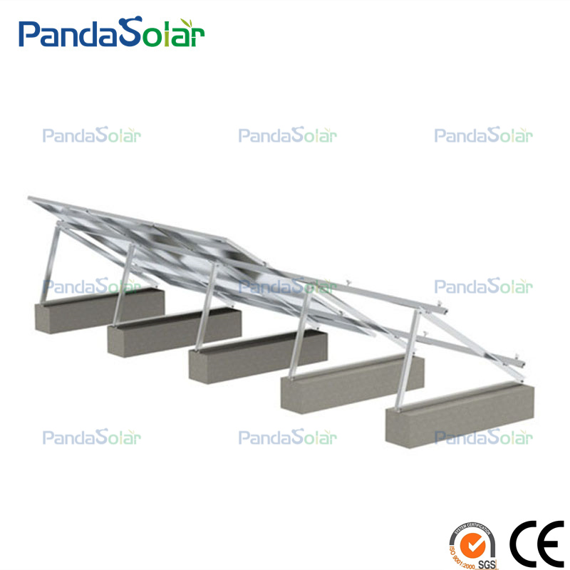 The New Aluminum Concrete Triangle Tile Roof Solar Mounting Bracket Triangle Design Manufacture