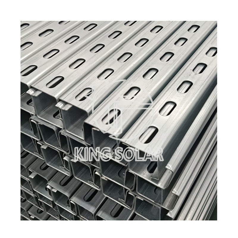 Reliable Steel Single Pole Solar Mounting Structure for Ground