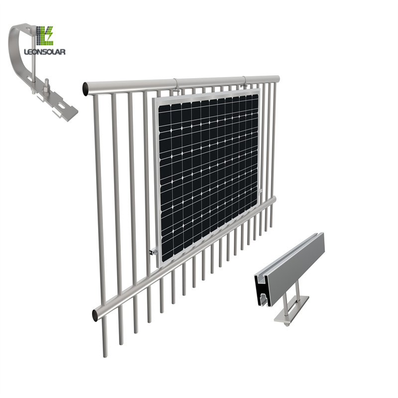 Efficient Solar Panel Mounting System for Flat Balconies