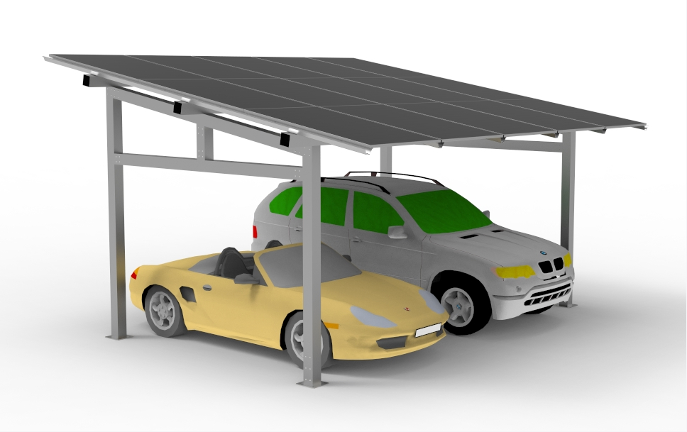 Popular Europe Light Carport Solar Bracket Factory Directly High Strength