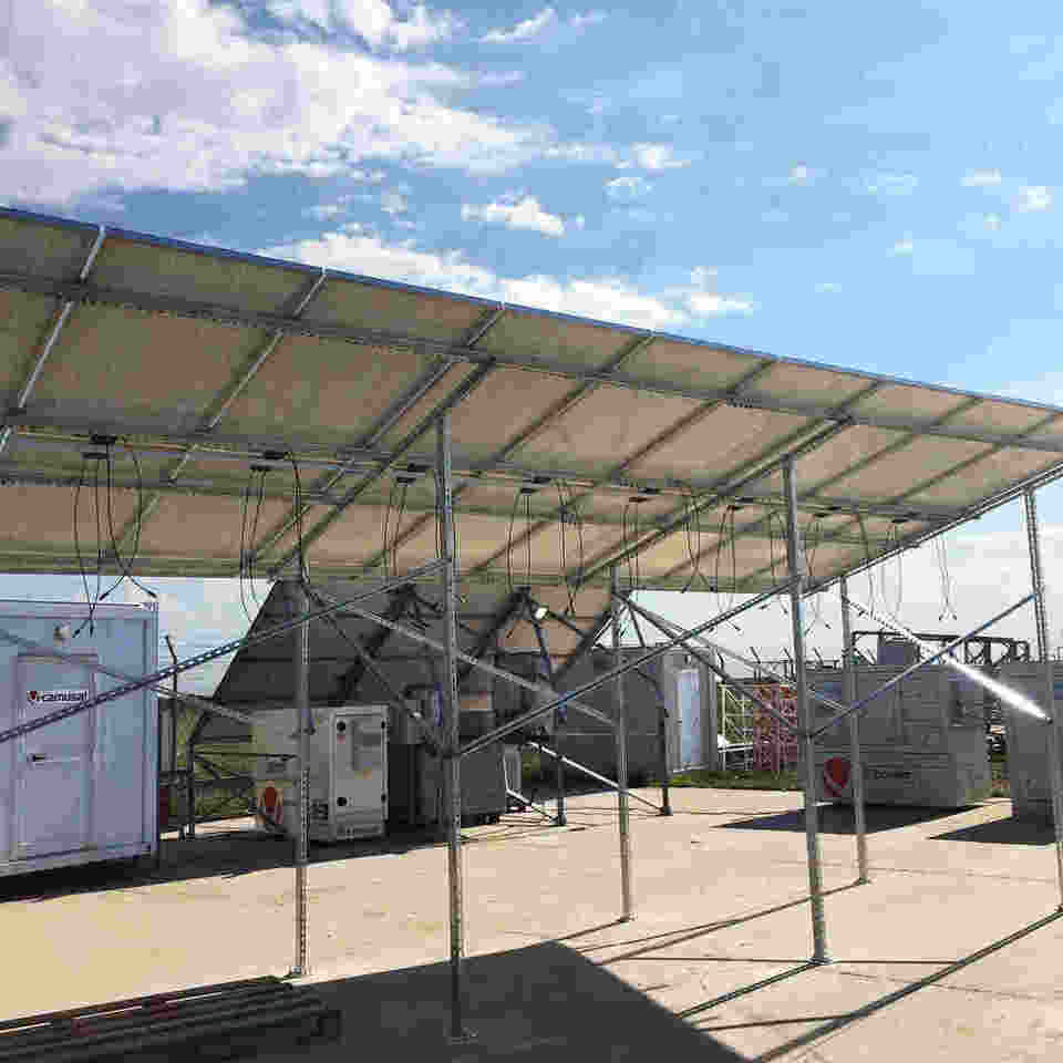 Solar PV Ground Mounting Solar Panel Bracket Pole Mount