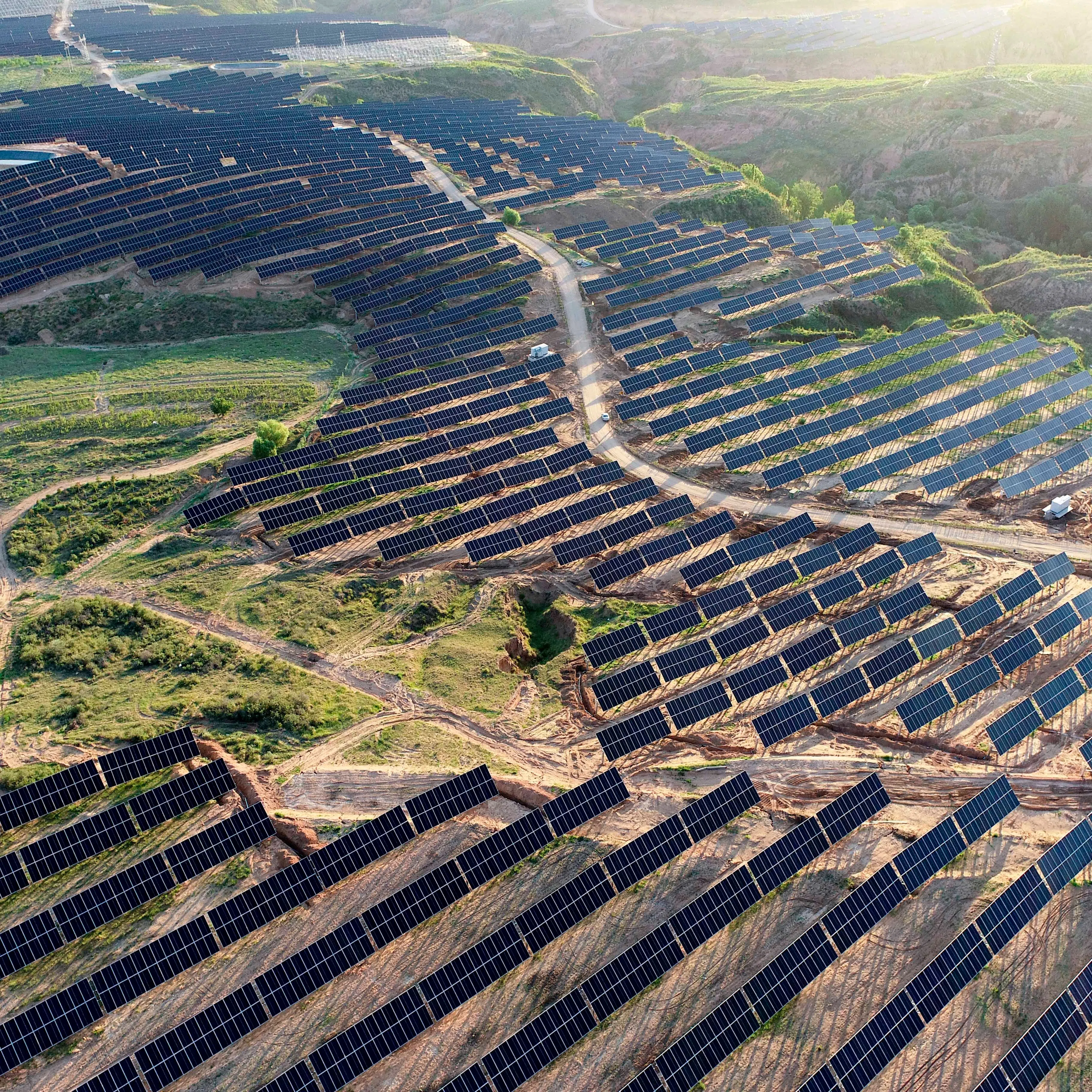 Nine Steel Solar Mounting Bracket, Custom PV Mounting Options Available