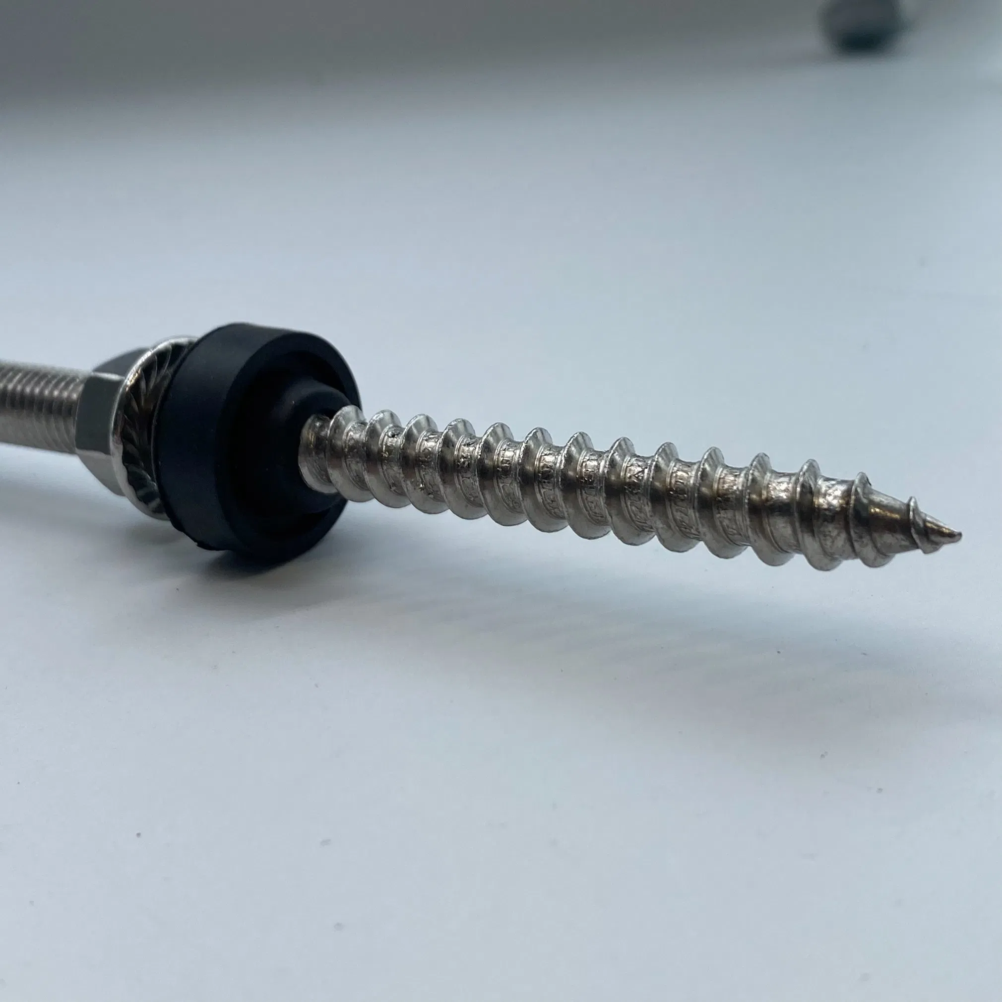 M8 M10 M12 Double Head Thread Hanger Bolt PV Tile Roof Mount System Metal Solar Mounting