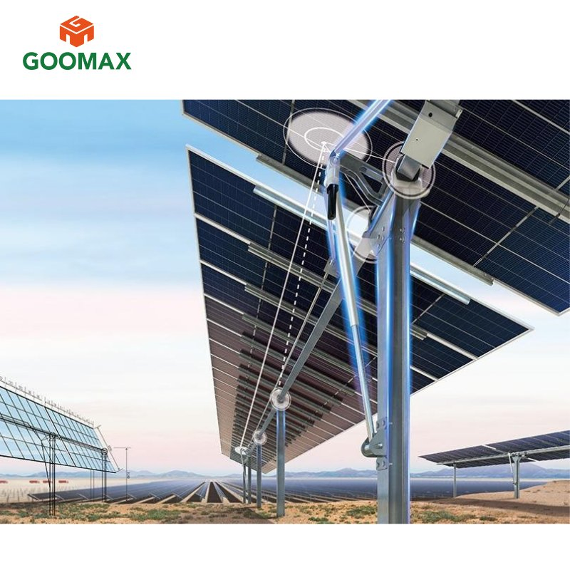 Goomax Robust Solar Tracking Device with Single Axis Design and Secure Mounting Options