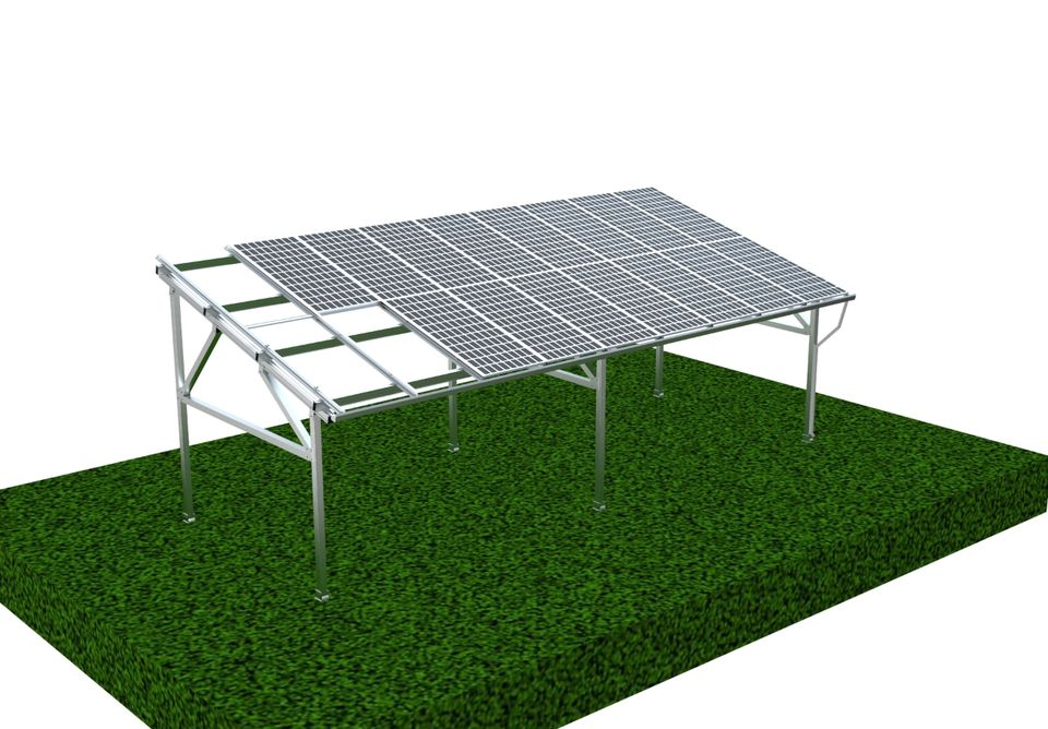 Solar Greenhouse Panel Support Frame Al6005-T5 Aluminum Steel Bracket