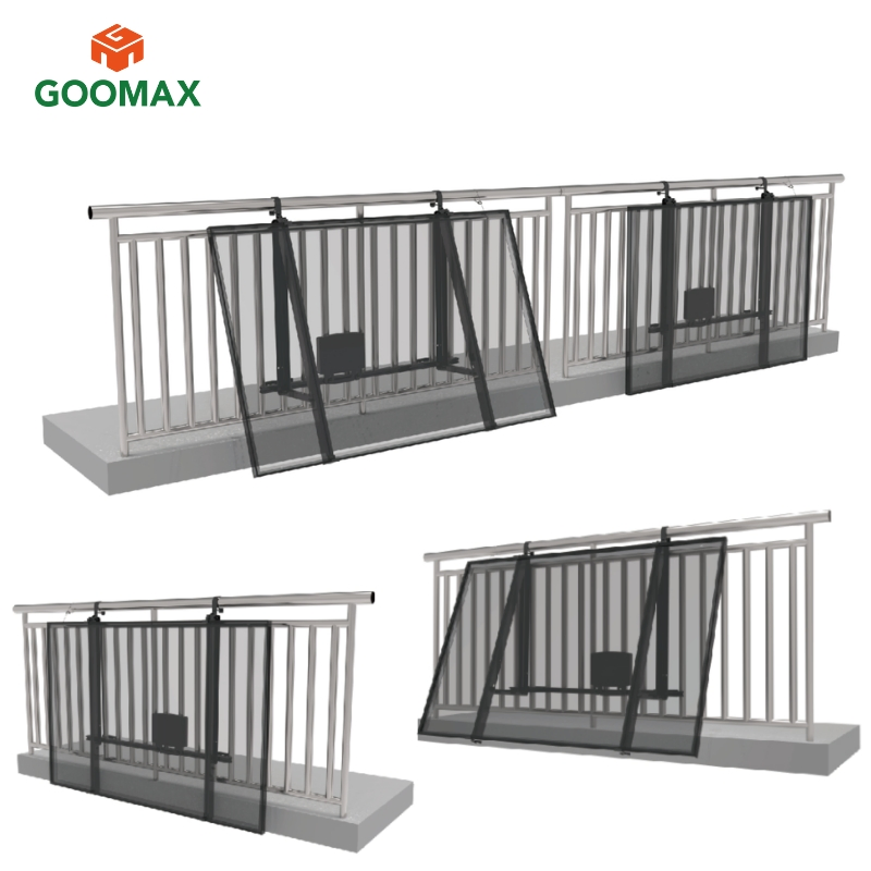 Goomax High-Efficiency Balcony Solar Panels Balcony Power Station Bracket Custom Mounting Options