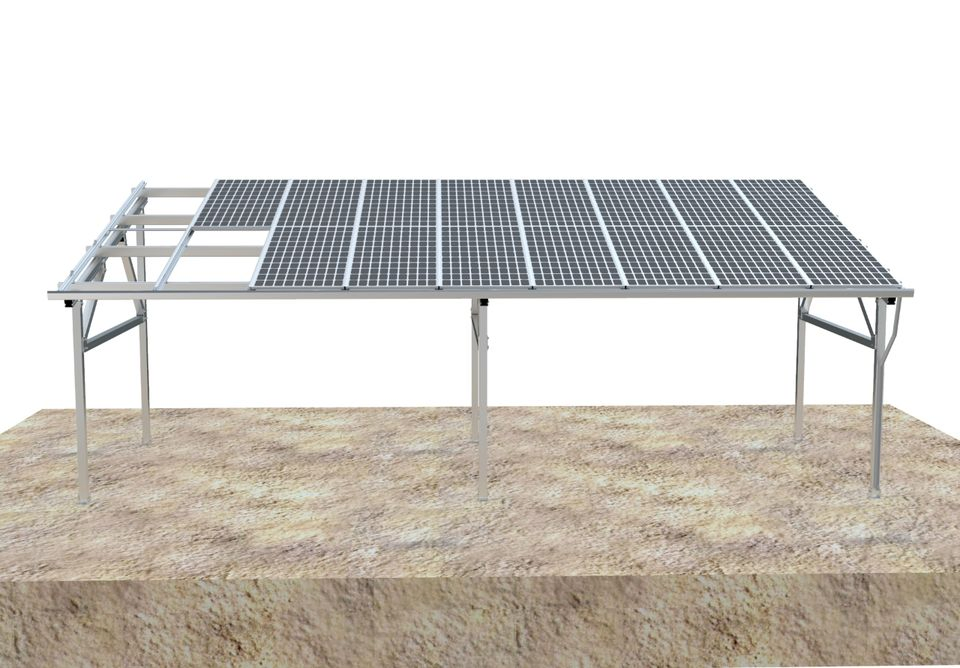 Solar Greenhouse Panel Support Frame Al6005-T5 Aluminum Steel Bracket