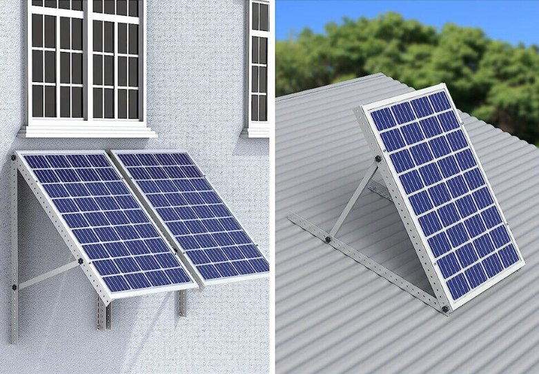 Germany Hot Sell Solar Panel Adjustable Triangle Bracket Roof Wall Mount