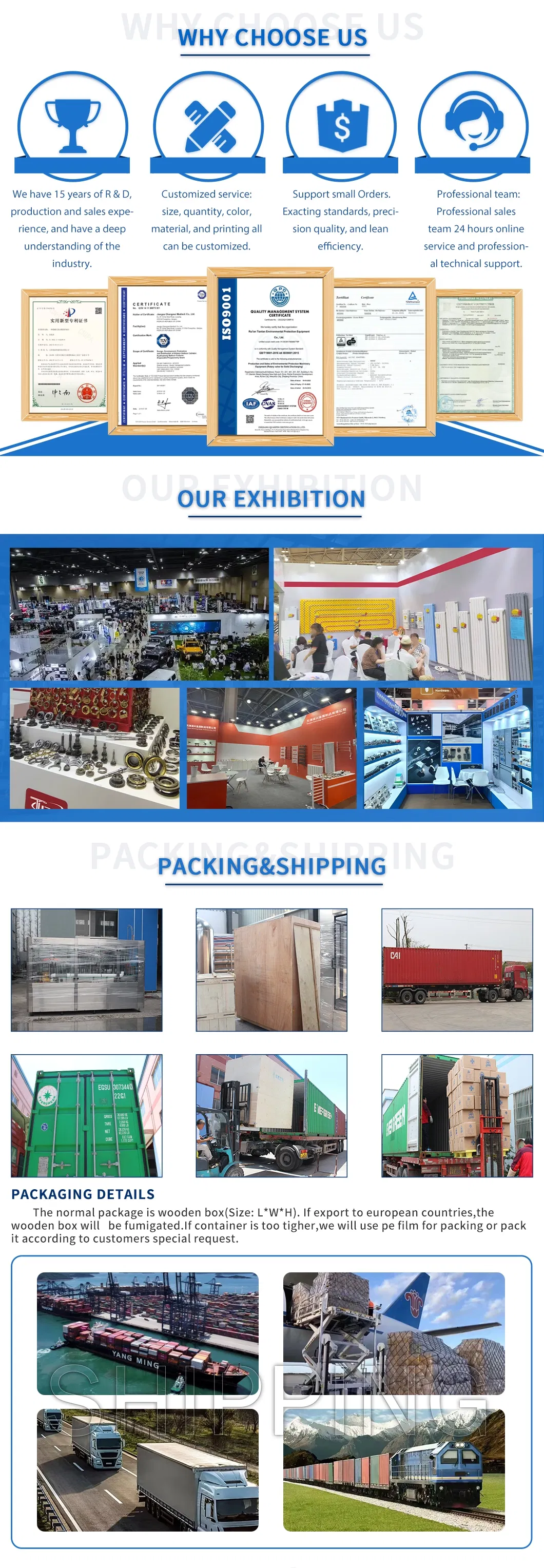 Comprehensive Product Range