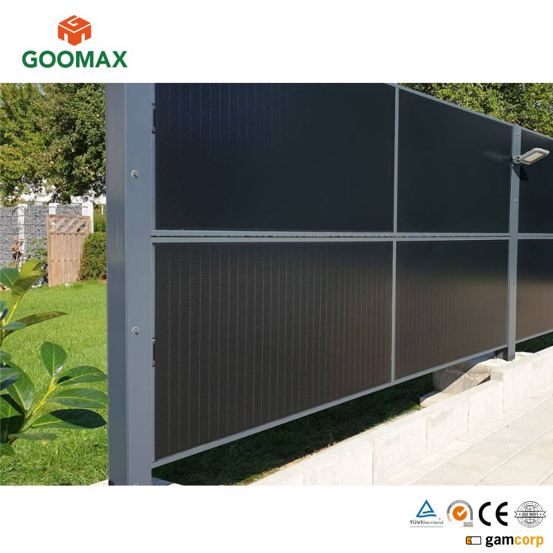 Goomax Wall Mount Photovoltaic Installation for Vertical Solar Panels