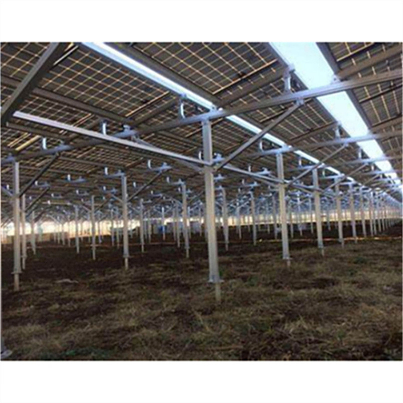 High Quality Agricultural Solar Energy System Aluminum Ground Installation Structure Bracket for Solar Farm Greenhouse