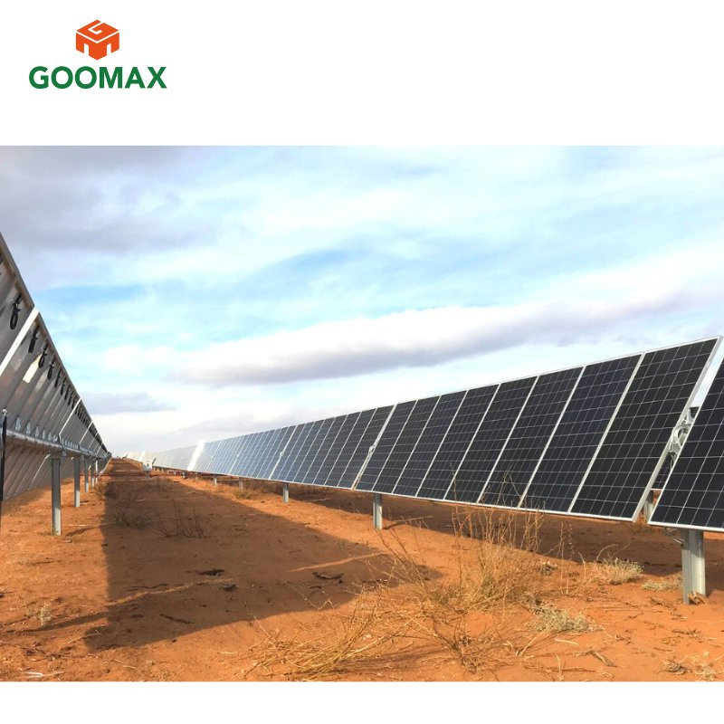 Goomax Advanced Solar Tracking Device with Robust Ground Mounting for Enhanced Efficiency