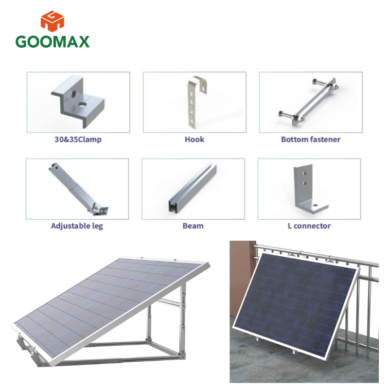 Goomax Innovative Balcony Solar Mount Accessories Balcony Solar Power Enhanced Performance