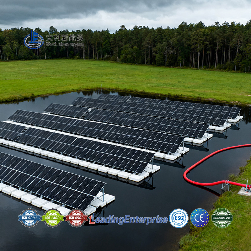 Customizable Floating Solar Mounting for Various Waters