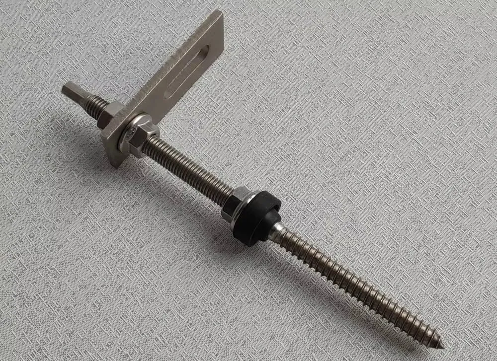 Stainless Steel with L Foot