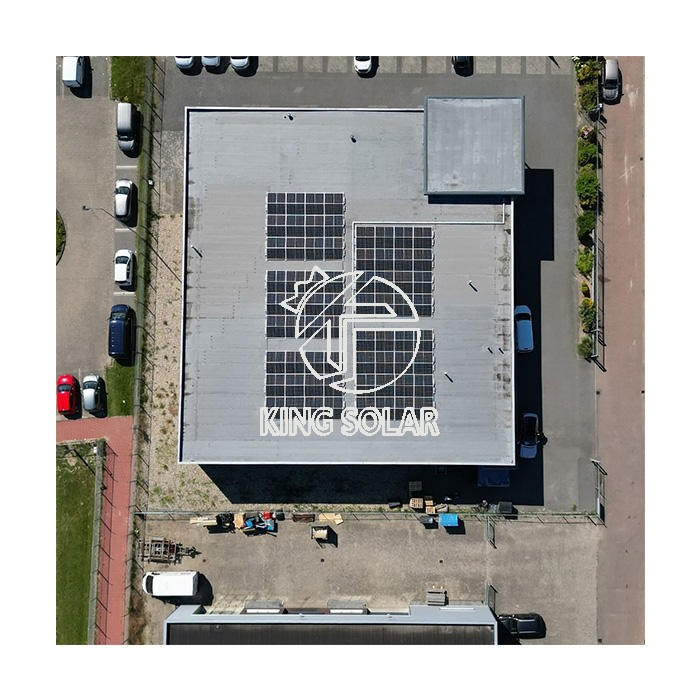 Efficient Flat Roof Solar Mounting with Rcc Ballast Structure