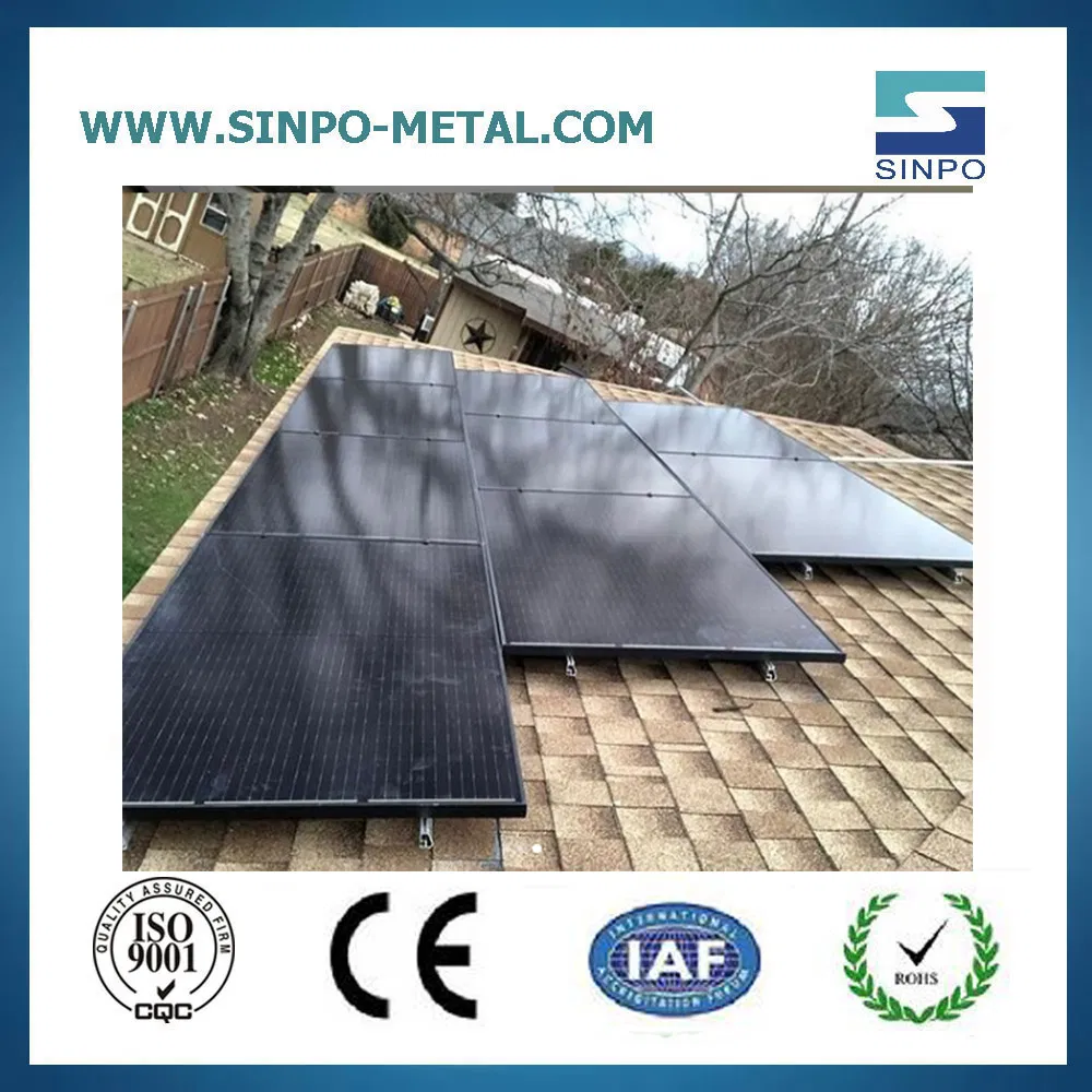 Heavy-Duty Steel Tile Roof Solar Array Mounting Solution