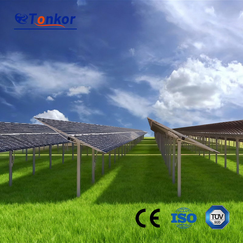High-Precision Single Axis Solar Tracking Mount for Ground PV Systems