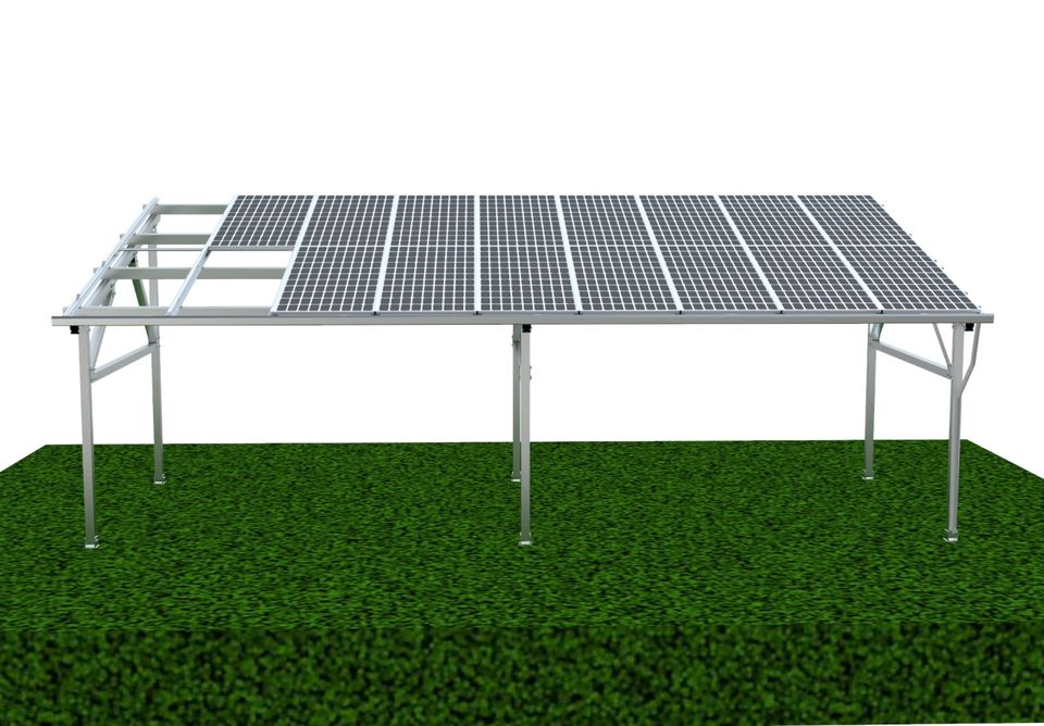 Solar Greenhouse Panel Support Frame Al6005-T5 Aluminum Steel Bracket