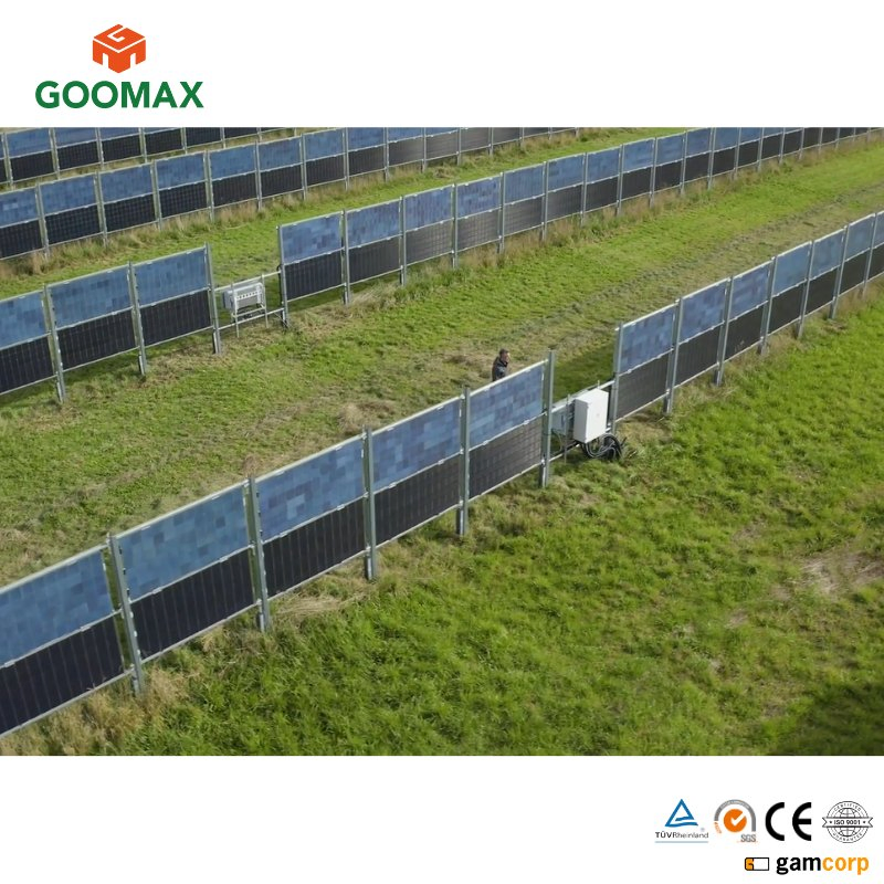 Goomax Eco-Friendly Wall Mount Solutions for Vertical Solar Panels