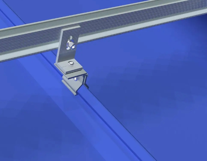 Solar Panel Concrete Roof Tile Photovoltaic Power Terrace Roof Mounting Metal Roof Racking Fixing Systems