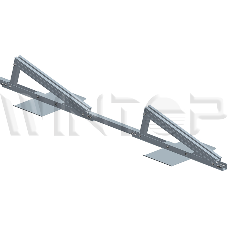 PV Flat Roof Solar Mounting Support with Ballast