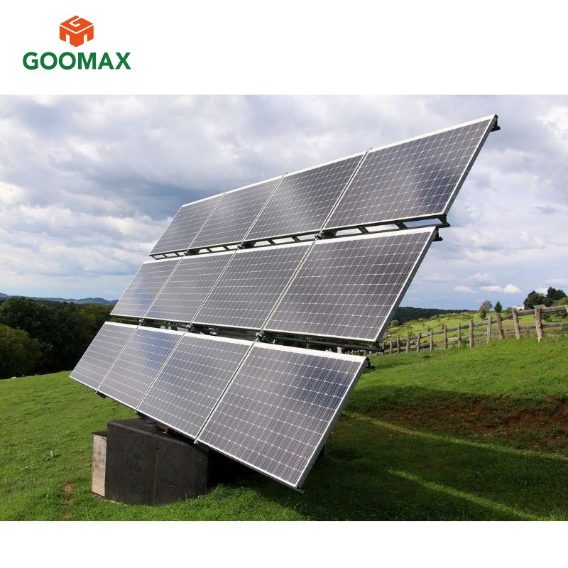Goomax Advanced Solar Tracking Device with Robust Ground Mounting for Enhanced Efficiency