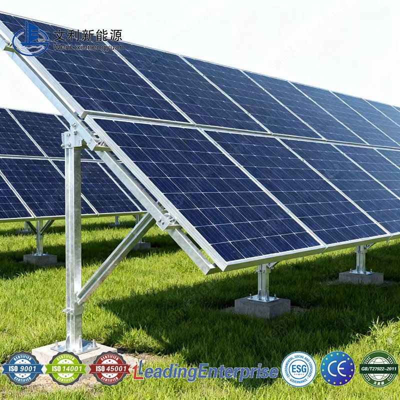 High-Efficiency PV Structures Aluminium Solar Panel Concrete Flat Adjustable Tilt Mounting Bracketssolar Tracking