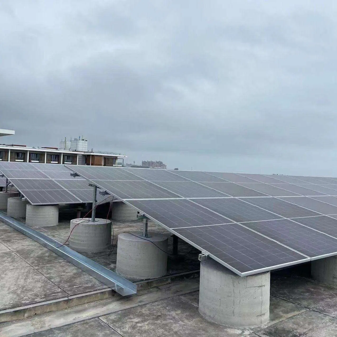 Heavy-Duty Solar Carport Mount for Reliable Energy Generation Solutions 10 Kw Solar Carport Photovoltaic Install Structure Waterproof Solar PV Carport Mounting