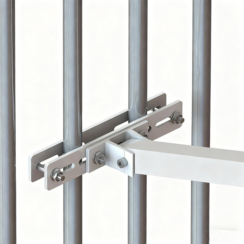 Aluminum Solar Balcony Mounting System for Green Homes