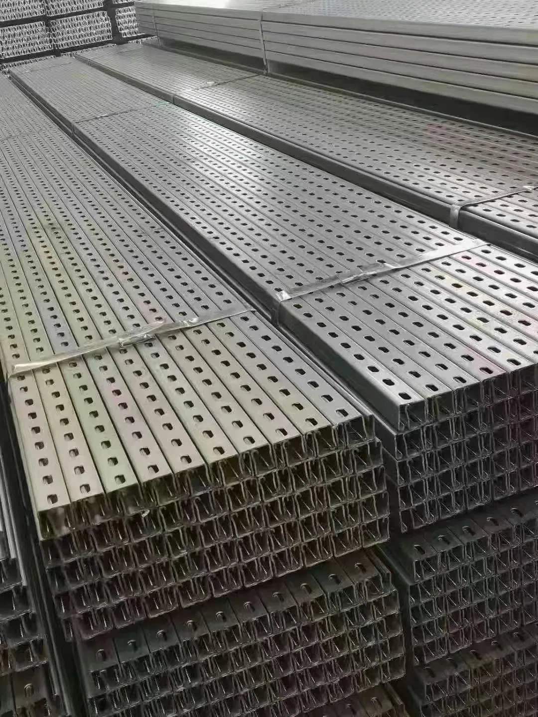 Parking Shed Solar Bracket Agricultural Greenhouse Bracket Zinc Aluminum Magnesium U-Shaped Steel