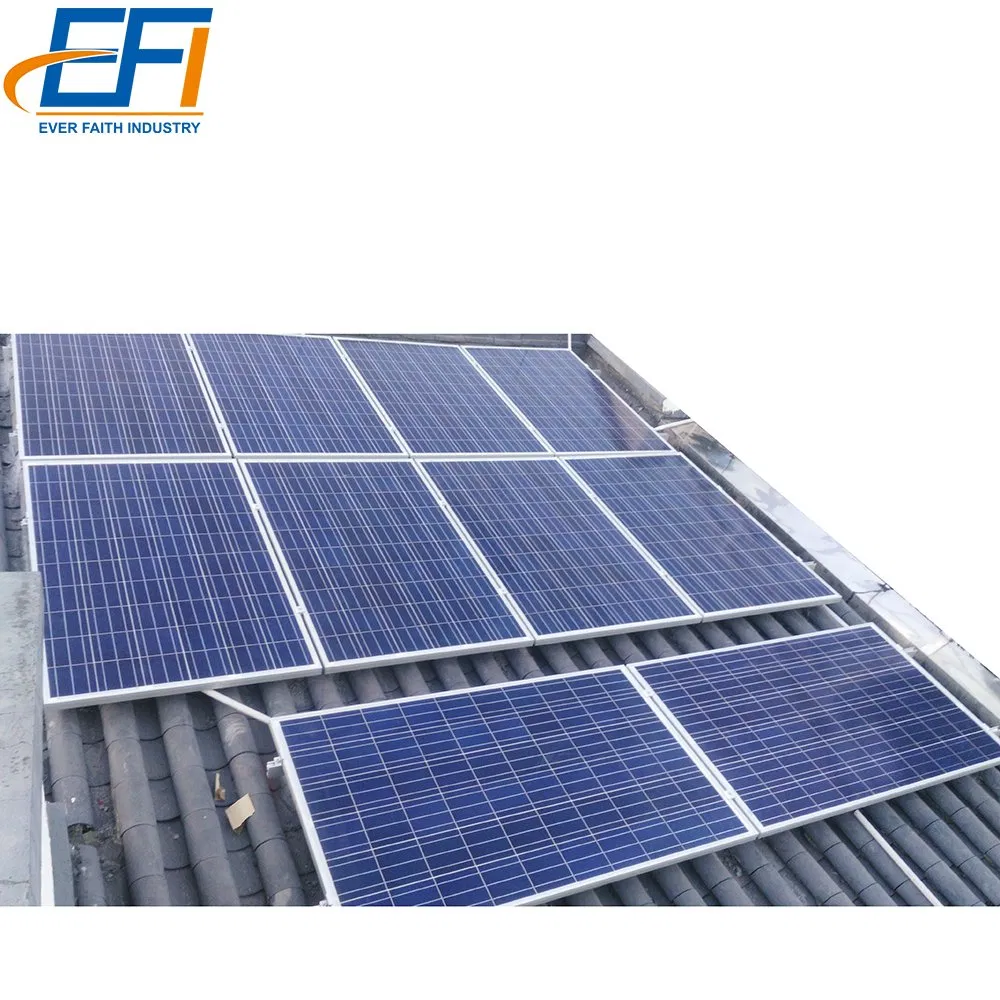 Aluminum L Feet Solar PV Mounting Roof Hooks Corrugated Metal Roof Solar Mount