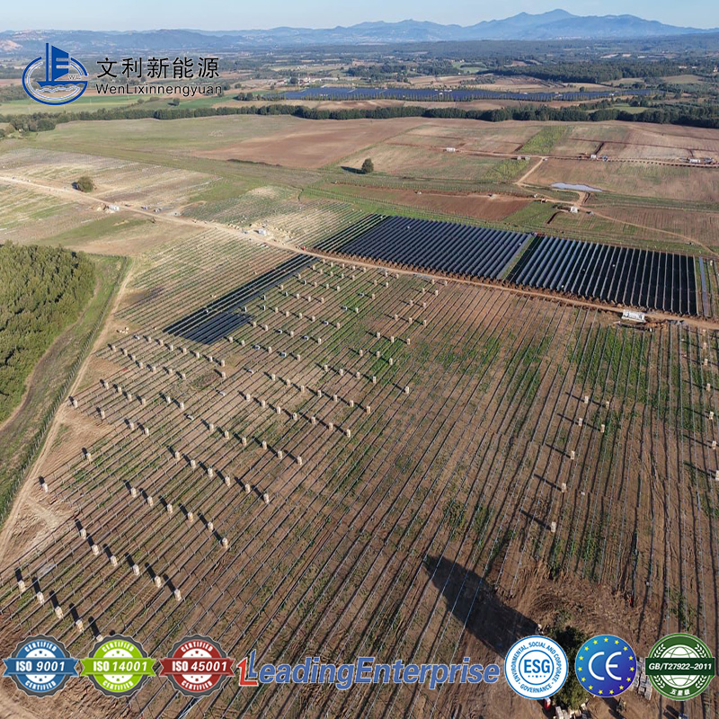 High Quality Pole Ground Mount Solar Panel Mounting Ground Mounting System Aluminum Mounting Solar Mounting Structure