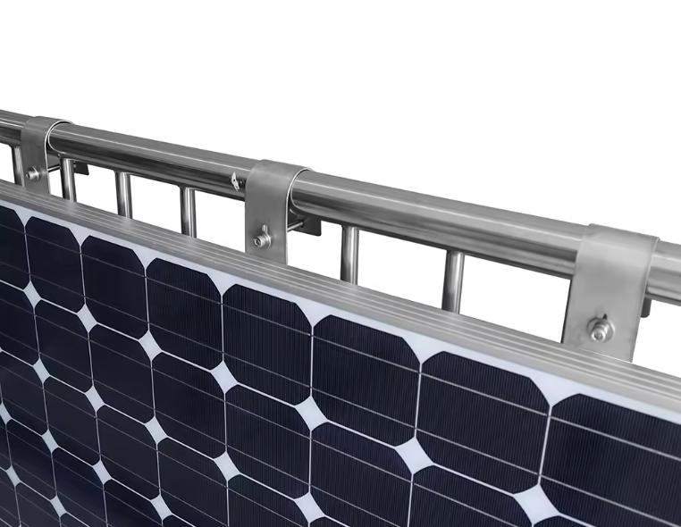 Wholesale Photovoltaic Balcony Solar Panel System Balcony Flat Roof Solar Panel Mount