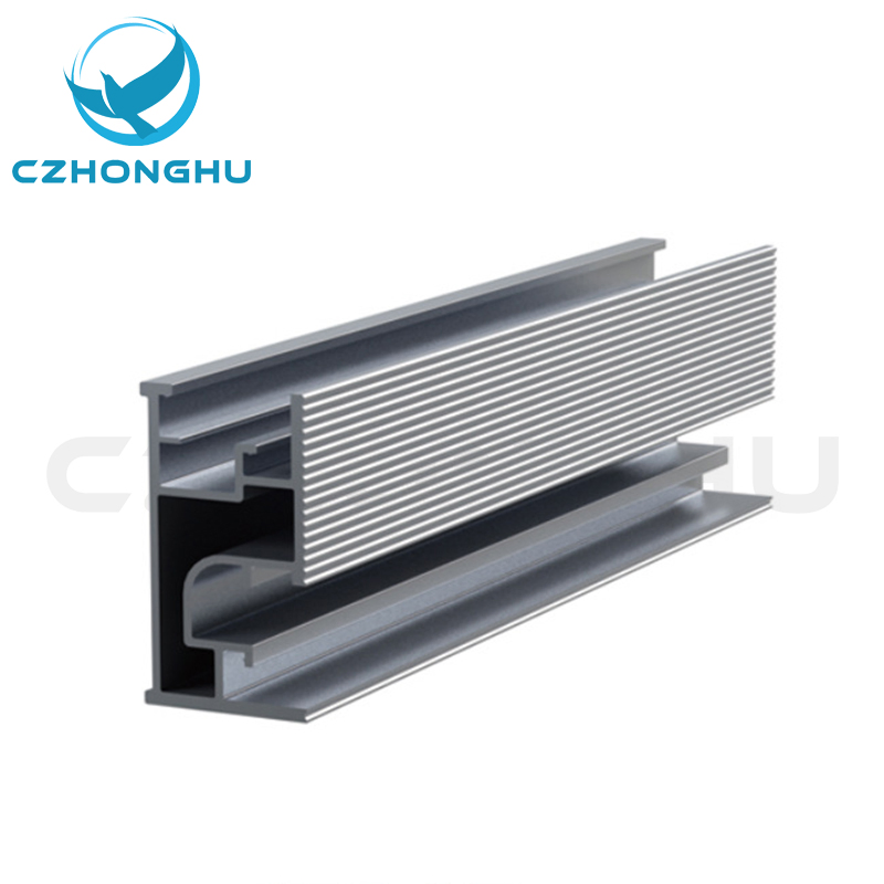 Solar Panel Flat Tile Roof Hook Mounting Aluminum Rail Solar Roof Mounting System Tile Roof Solar Mount