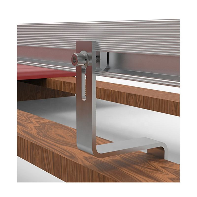 Solar Panel Roof Fixings Mounting Aluminum Rail Tile Hook Solar Clamp Solar Mounting Rack