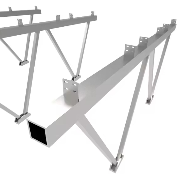 Solar Roof System Carport Pergola Parking Racking Structure Aluminum Carport