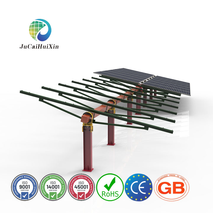 Premium Painted Single Axis Solar Tracking Bracket Solution