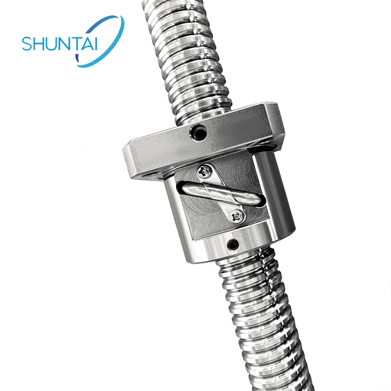 China Factory High Precision C3 C5 C7 Ground Rolled Right Left Hand Thread Big/Miniature Lead Steel Linear Motion Ball Screw with Nut for CNC Milling Machine