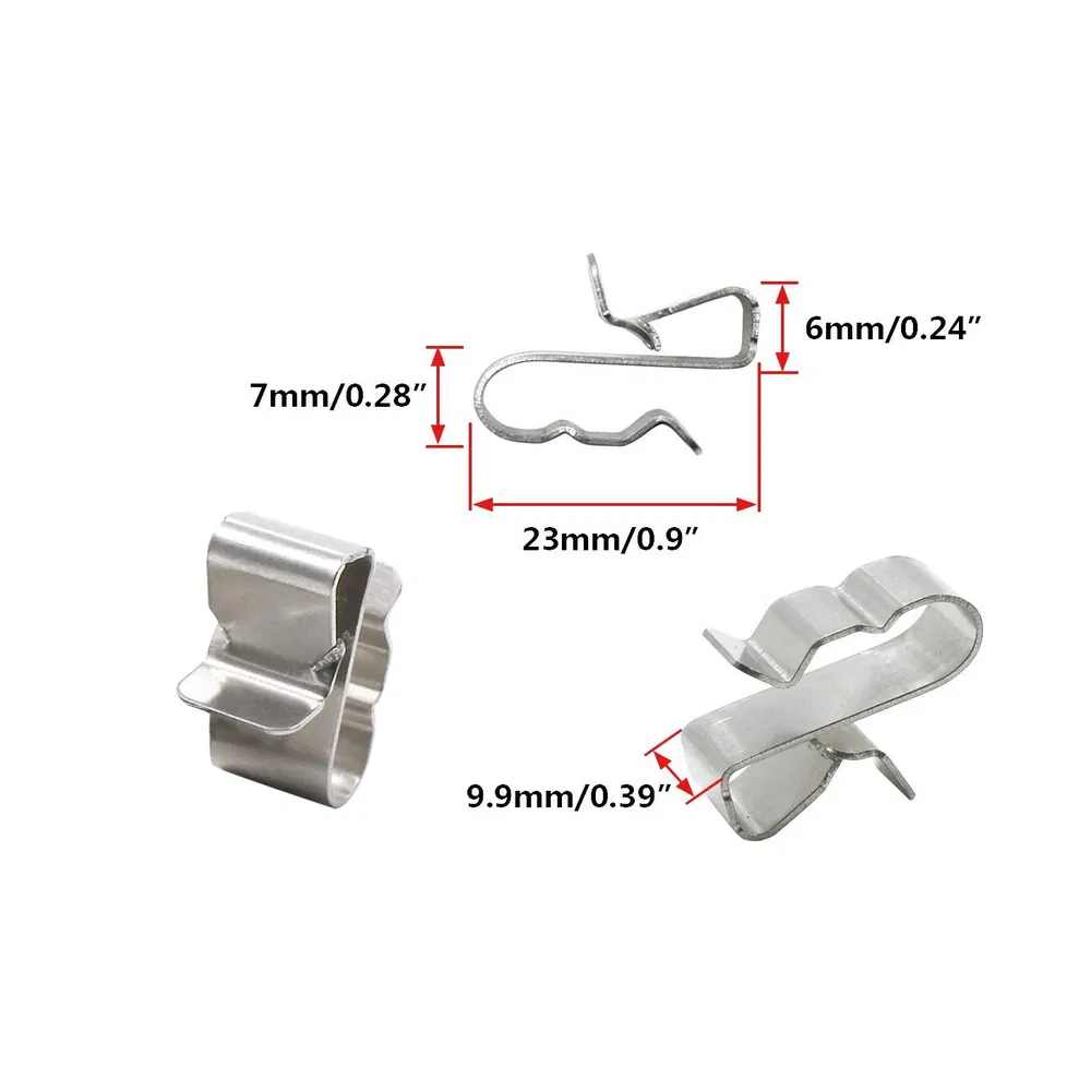 Custom Stainless Steel Stamping Clips PV Wire Solar Panel Cable Clip