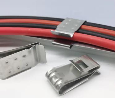 304 Stainless Steel Wire Cable Clip for Solar Panel Mounting Structure