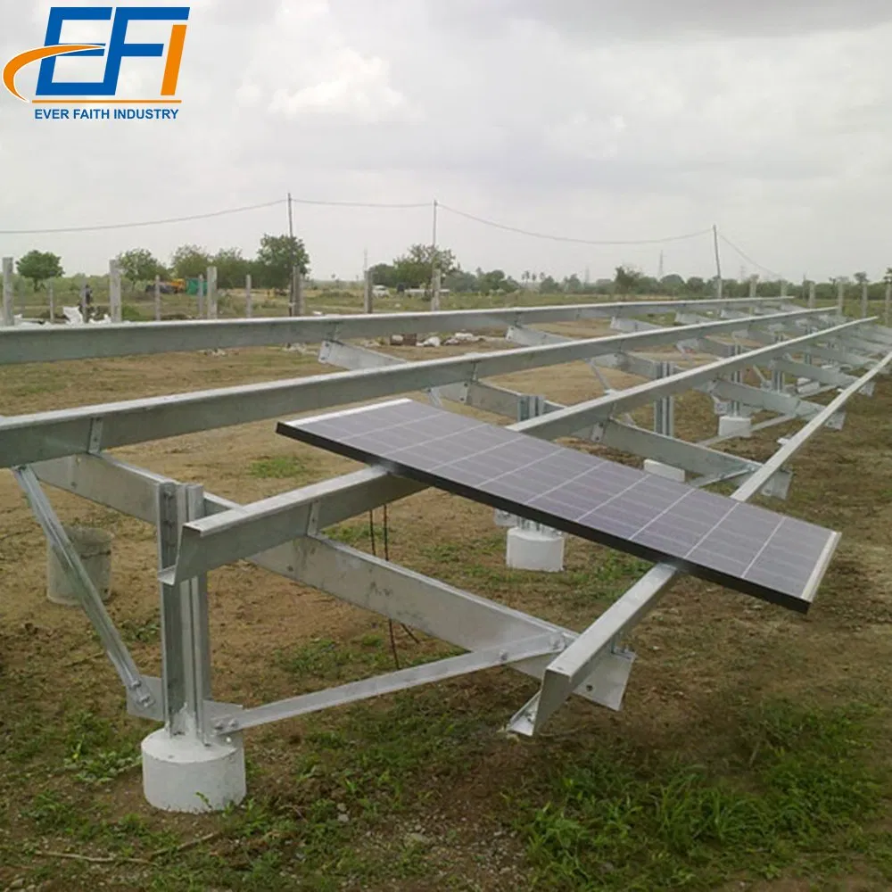 Solar Ground Mounting Wholesale Ballasted Ground Solar Panel Mount System
