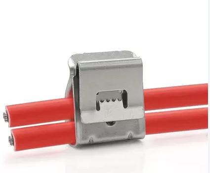 304 Stainless Steel Wire Cable Clip for Solar Panel Mounting Structure