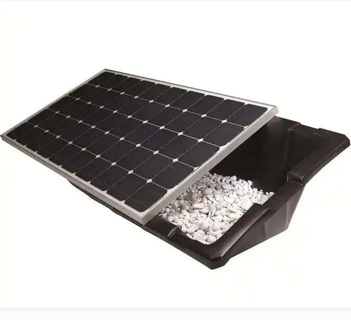 Factory Plastic Solar Mounting System Support Ballasted for Flat Roof System Plastic Bucket in Stock